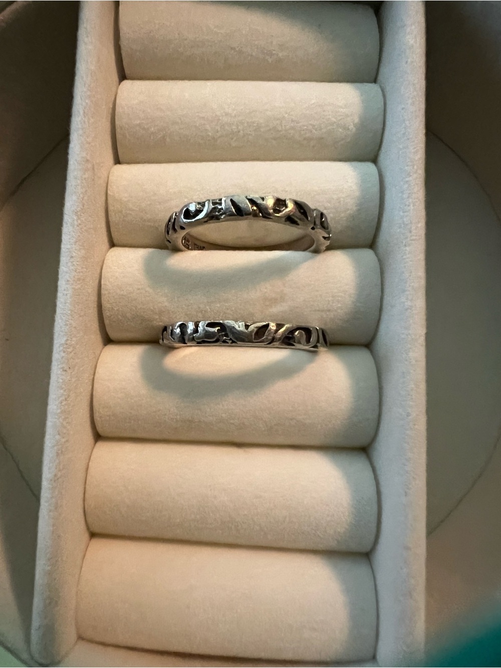 SILPADA Sterling Silver Scrolled Stackable Band Ring - Silver